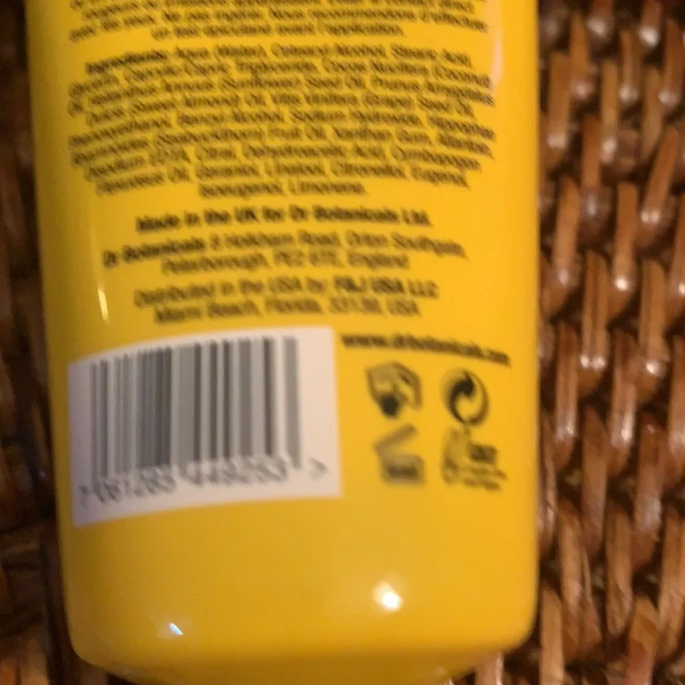 NWT Dr. Botanicals Lemon Superfood  Rescue Butter